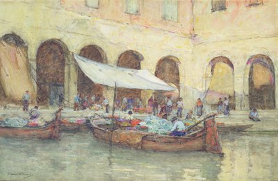 The Rialto Market, Venice by Terrick Williams